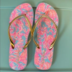 Lilly Pulitzer Flip Flops